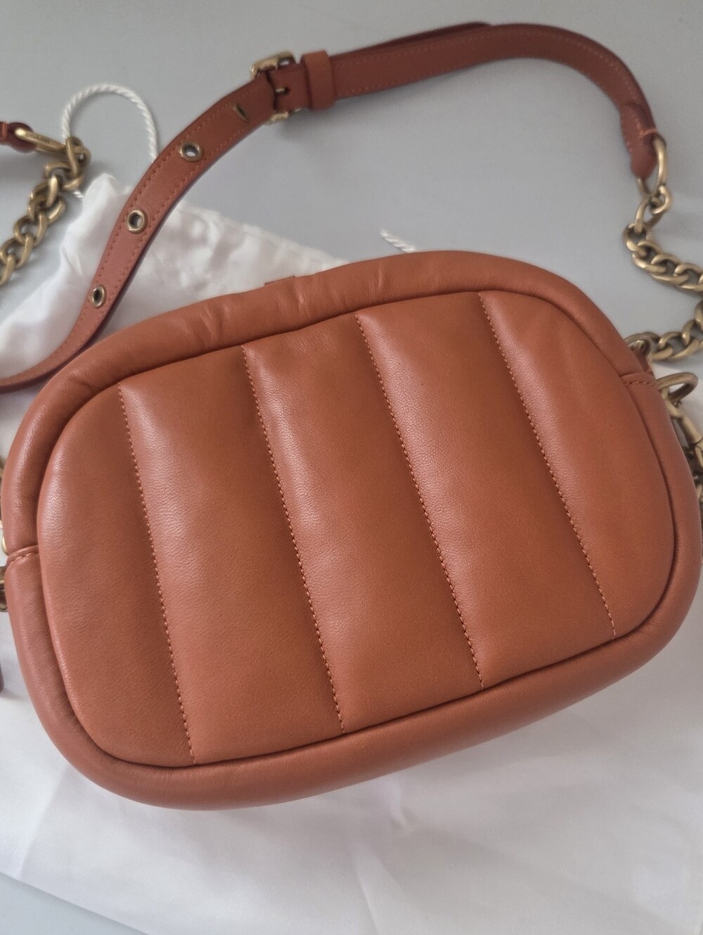 Coach 1941 Quilted Leather Crossbody Camera bag in Canyon - Picture 9 of 12